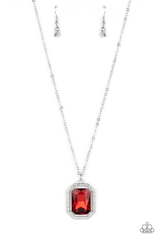 Galloping Gala - Red - Paparazzi Necklace