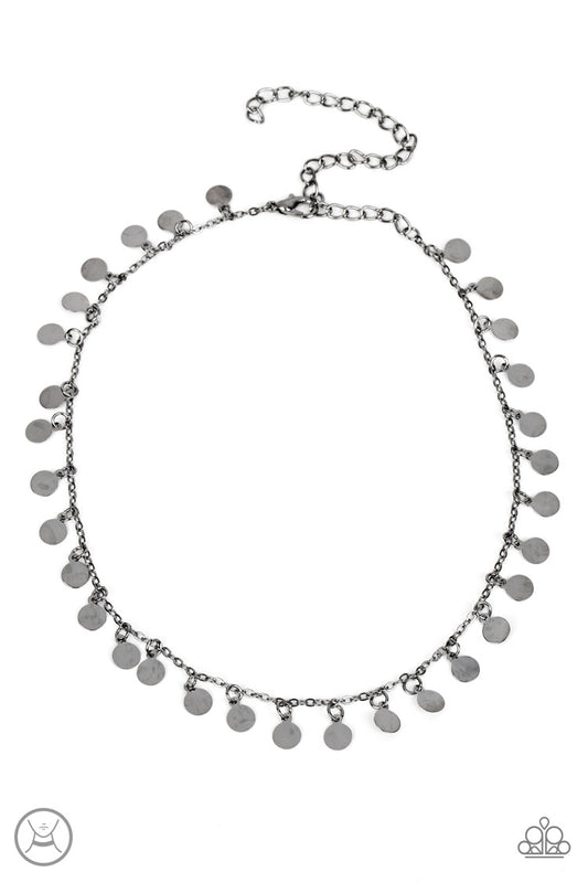 Champagne Catwalk - Black - Paparazzi Necklace