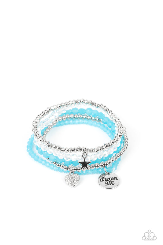 Teenage DREAMER - Blue - Paparazzi Bracelet