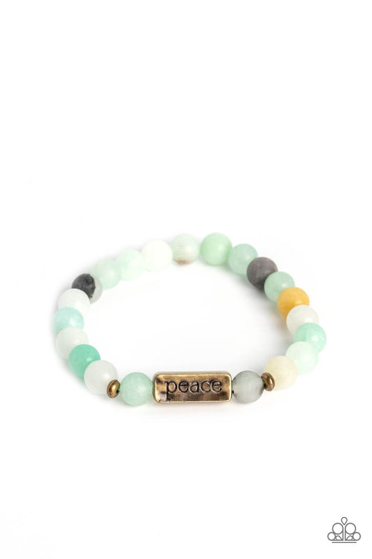 Serene Season - Blue - Paparazzi Bracelet