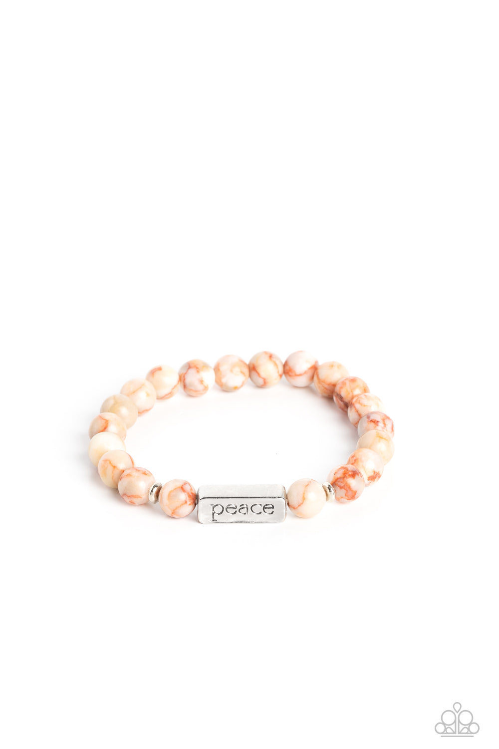 Serene Season - Orange - Paparazzi Bracelet