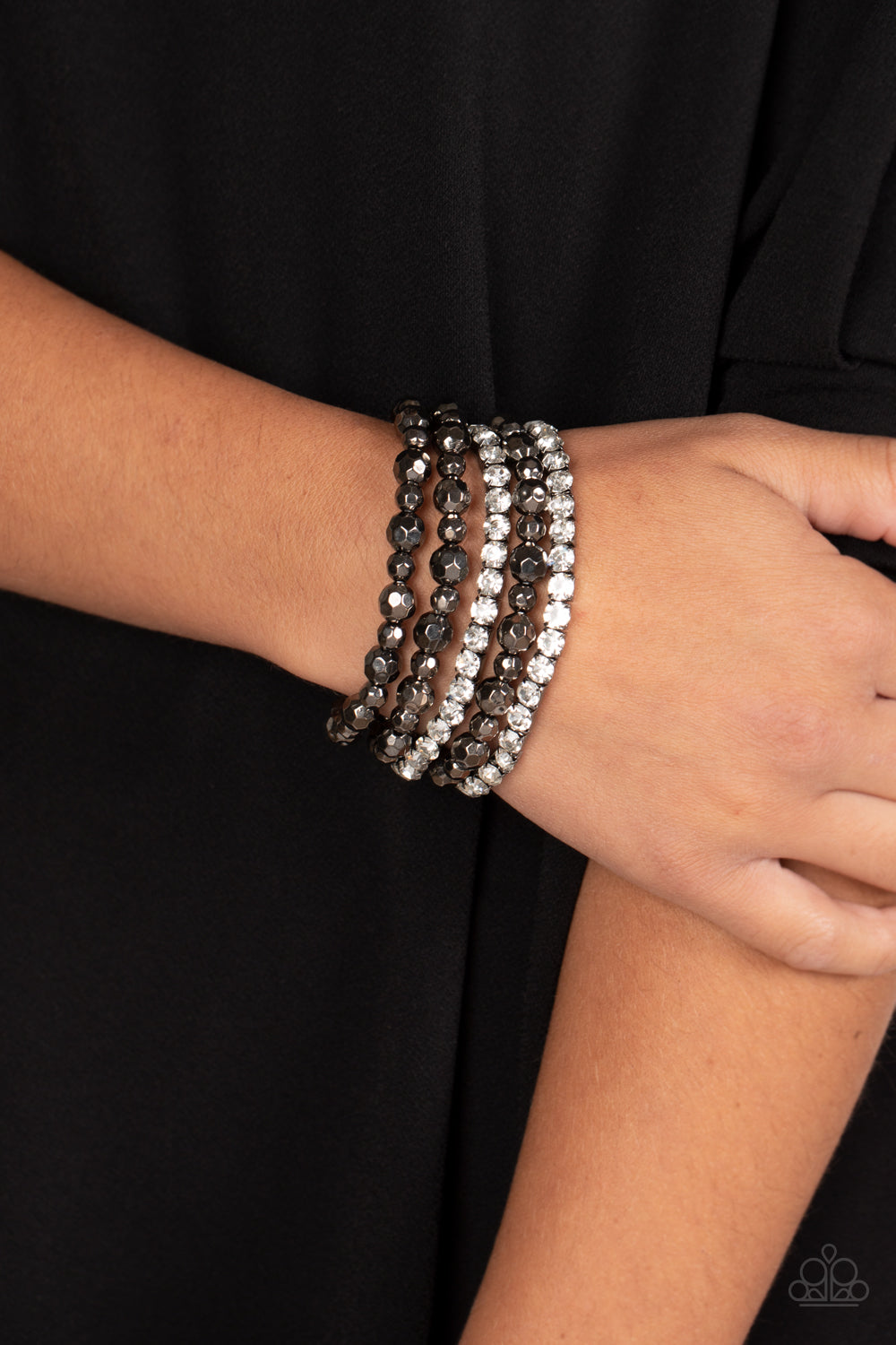 Top Notch Twinkle - Black - Paparazzi Bracelet