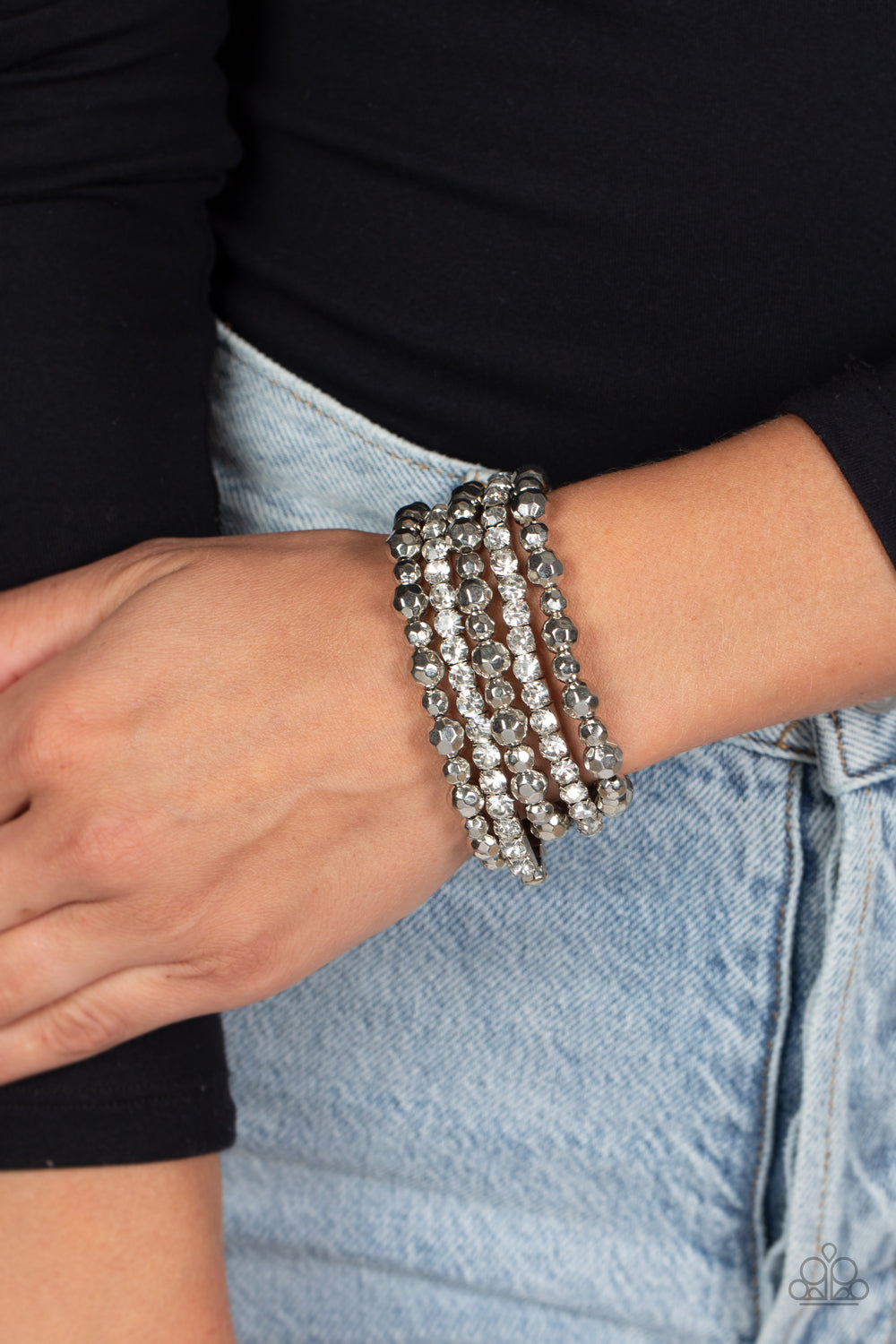 Top Notch Twinkle - White - Paparazzi Bracelet