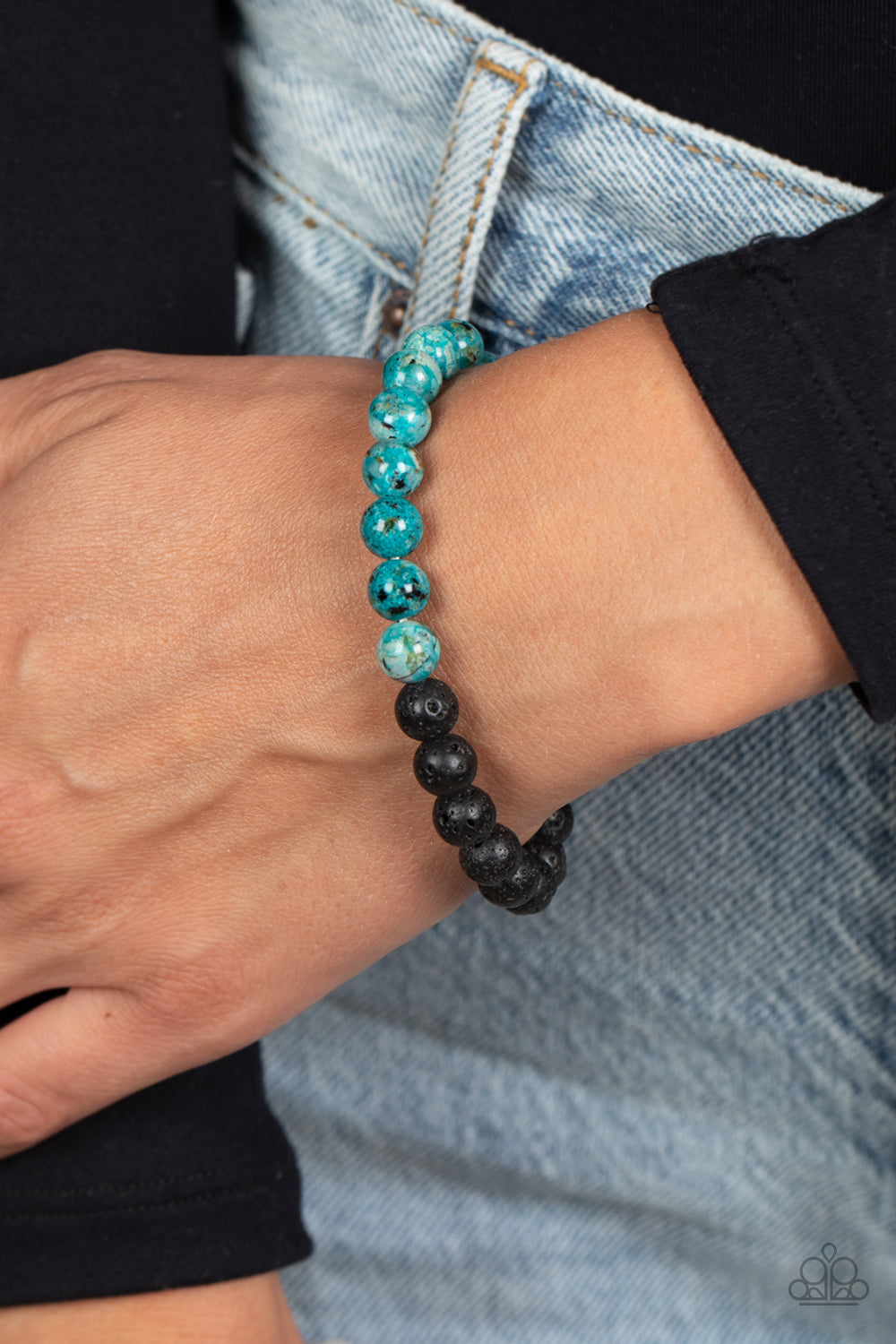 LAVA Language - Blue - Paparazzi Bracelet