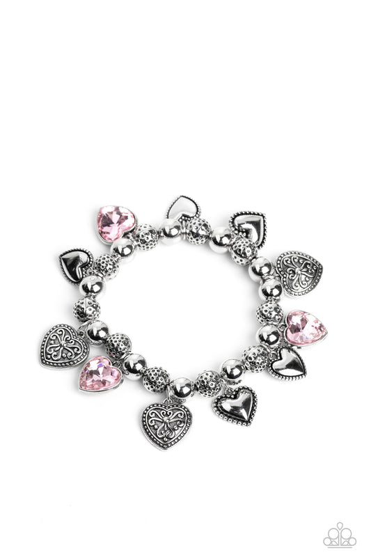 Charming Crush - Pink - Paparazzi Bracelet