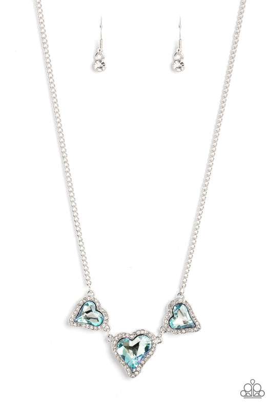 State of the HEART - Blue - Paparazzi Necklace