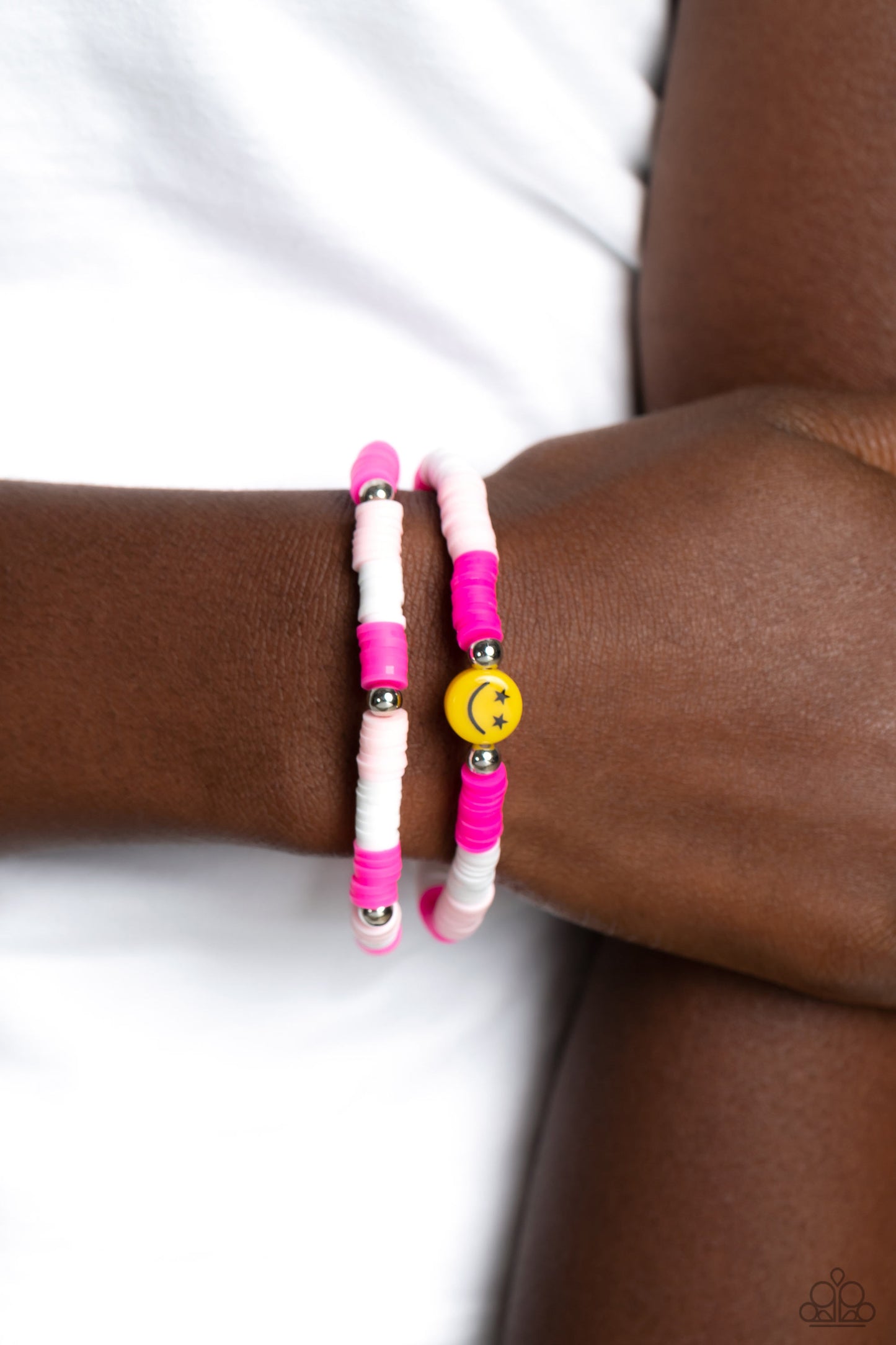 In SMILE - Pink - Paparazzi Bracelet