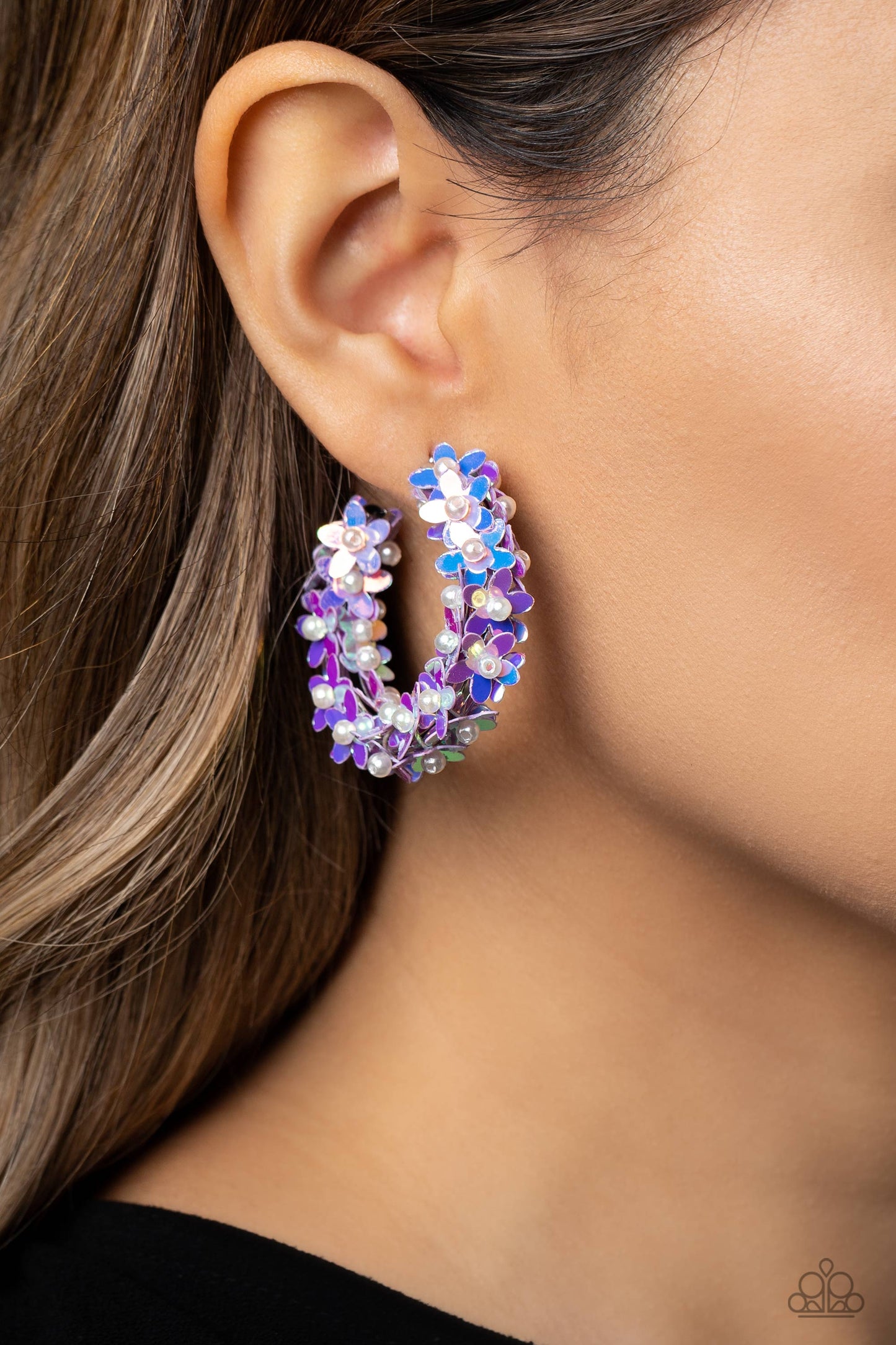 Fairy Fantasia - Purple - Paparazzi Earrings