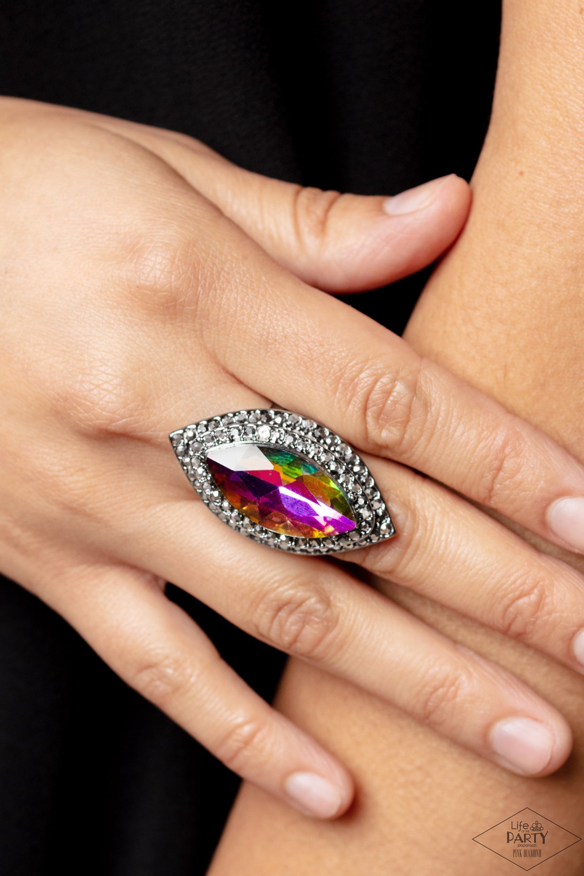 Jaw-Dropping Dazzle - Multi - Paparazzi Ring - (2023 Pink Diamond LOP)