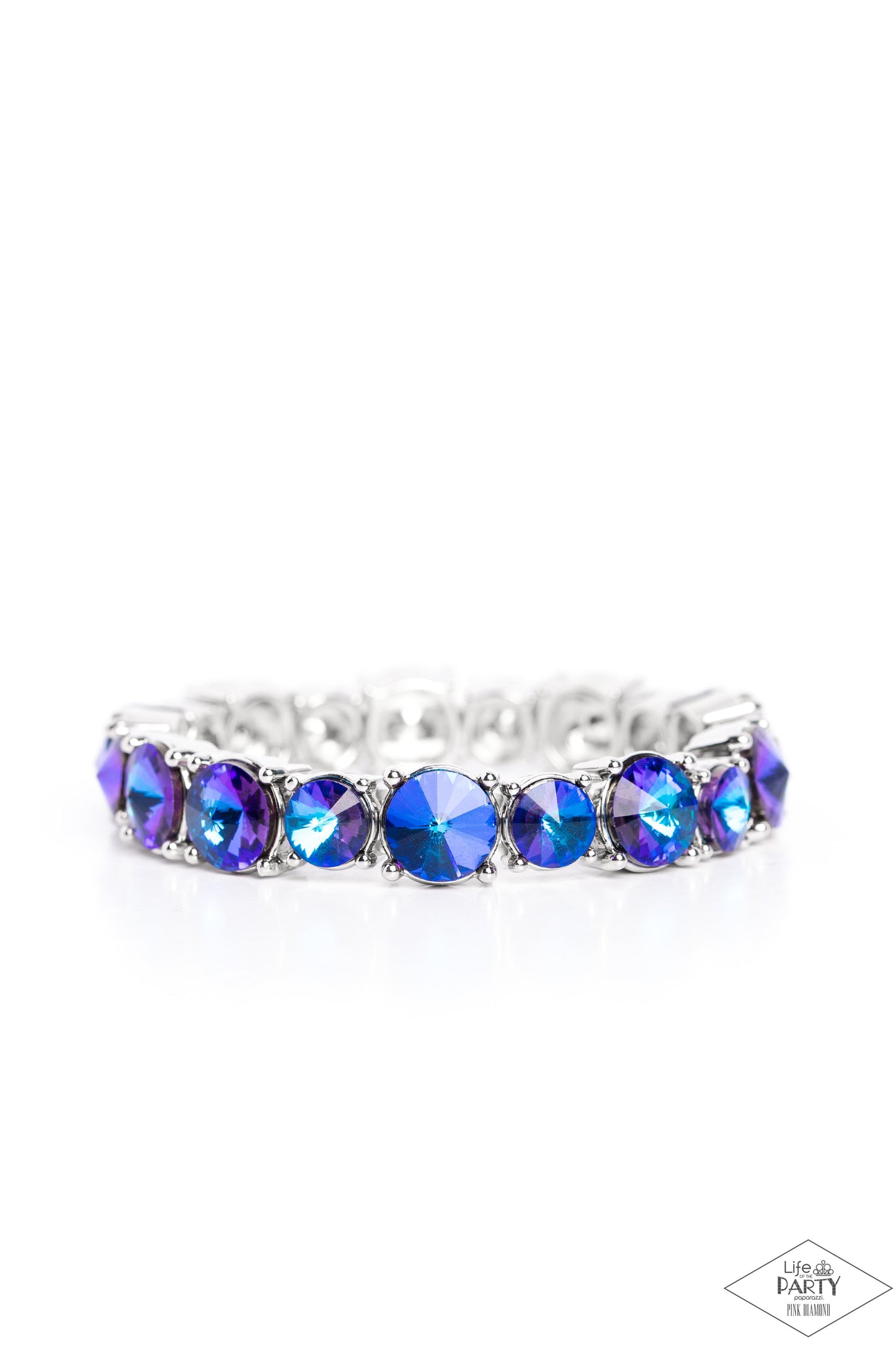 Born To Bedazzle - Blue - Paparazzi Bracelet (2023 Pink Diamond LOP)