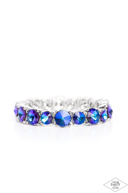 Born To Bedazzle - Blue - Paparazzi Bracelet (2023 Pink Diamond LOP)