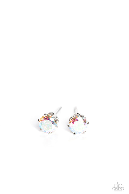 Delicately Dainty - Multi - Paparazzi Earrings