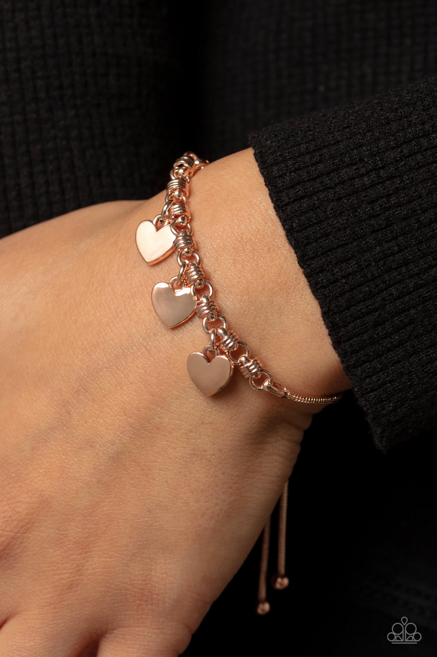 Romance Tale - Rose Gold - Paparazzi Bracelet