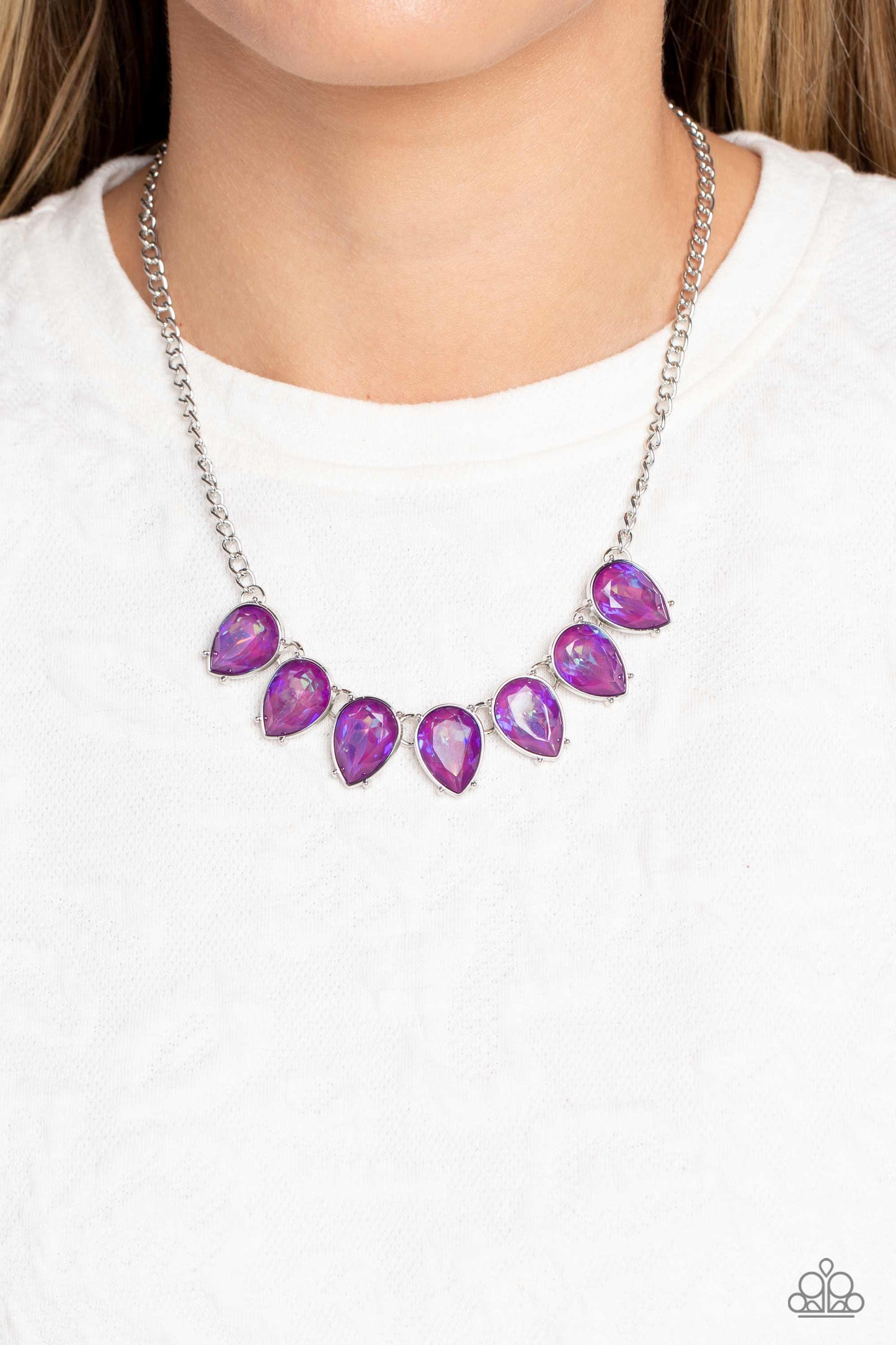 FLIRTY Dancing - Purple - Paparazzi Necklace