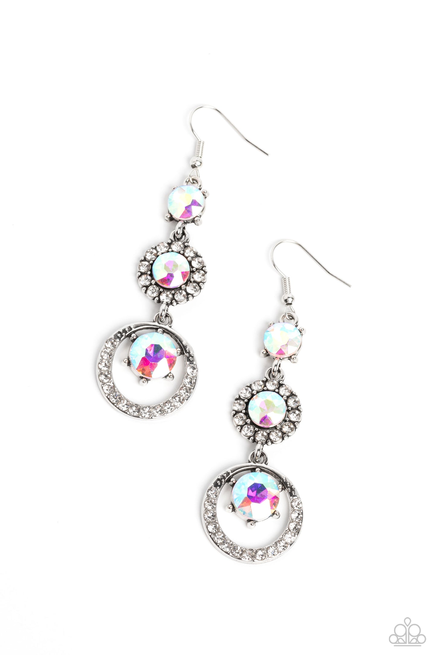 Enchanting Effulgence - Multi - Paparazzi Earrings