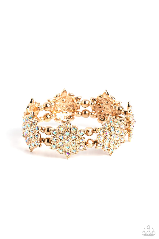 Scintillating Snowflakes - Multi - Paparazzi Bracelet