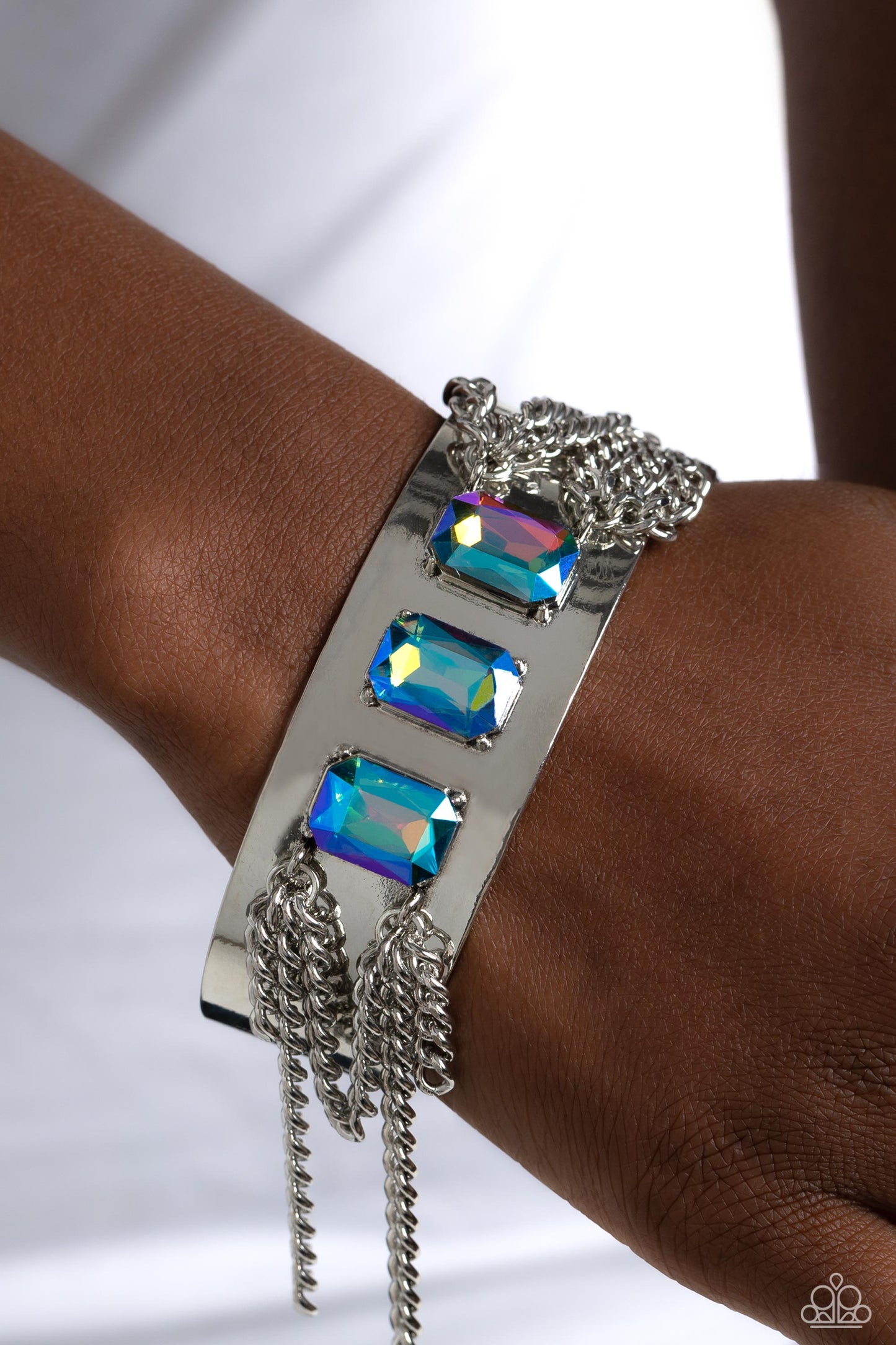 CHAIN Showers - Multi - Paparazzi Cuff Bracelet