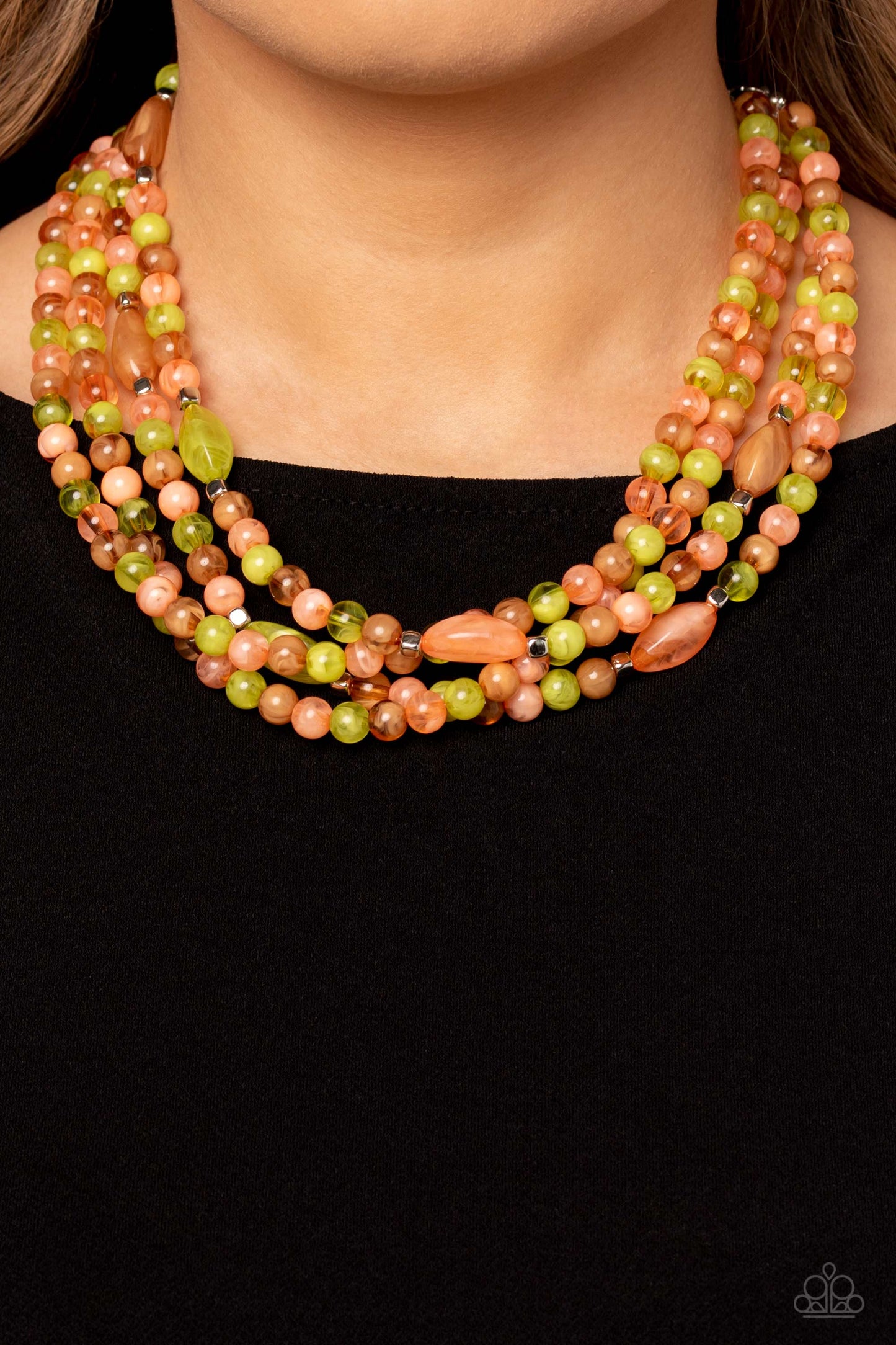 Layered Lass - Multi - Paparazzi Necklace