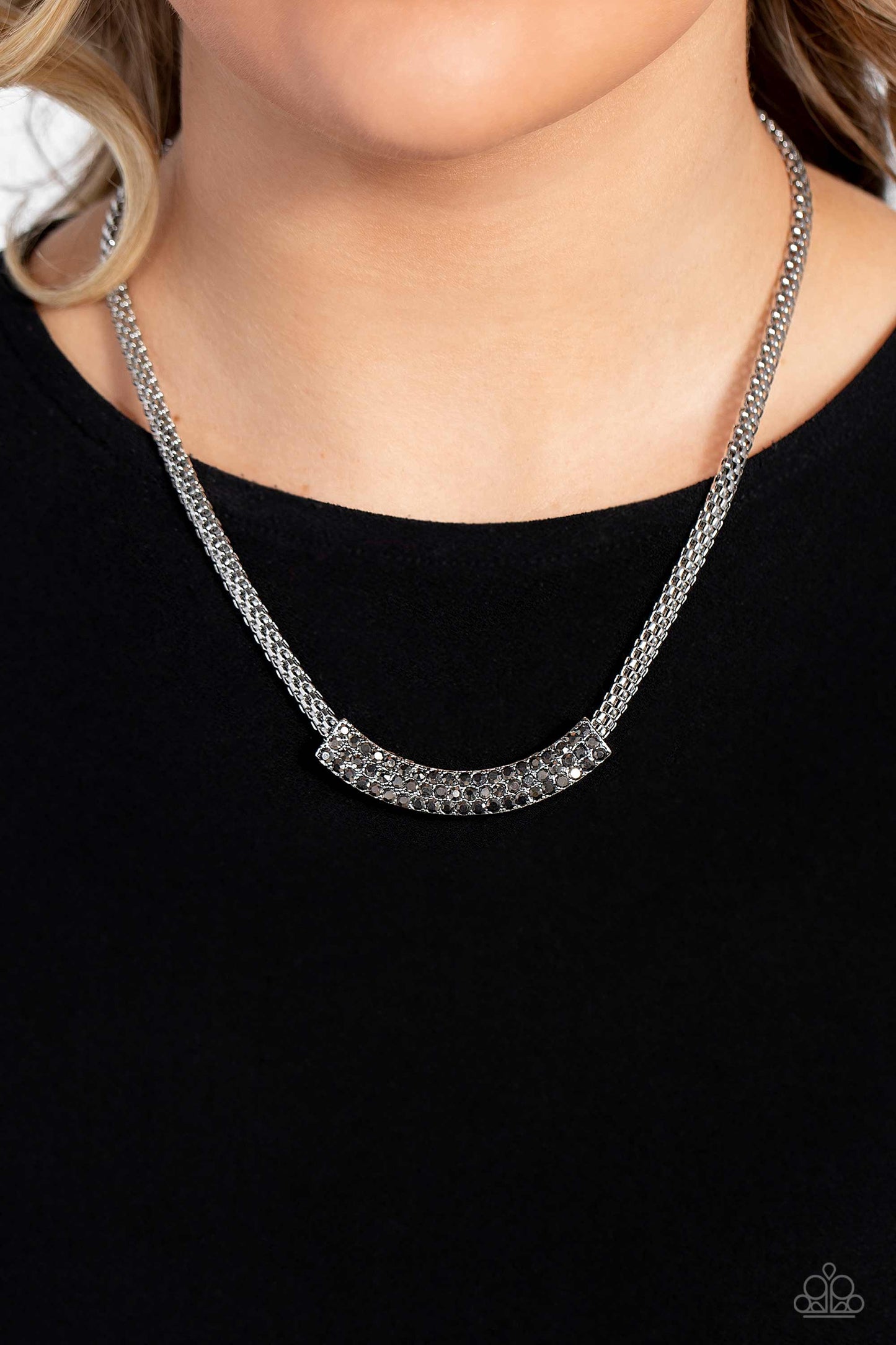 Swing Dance Dream - Silver - Paparazzi Necklace