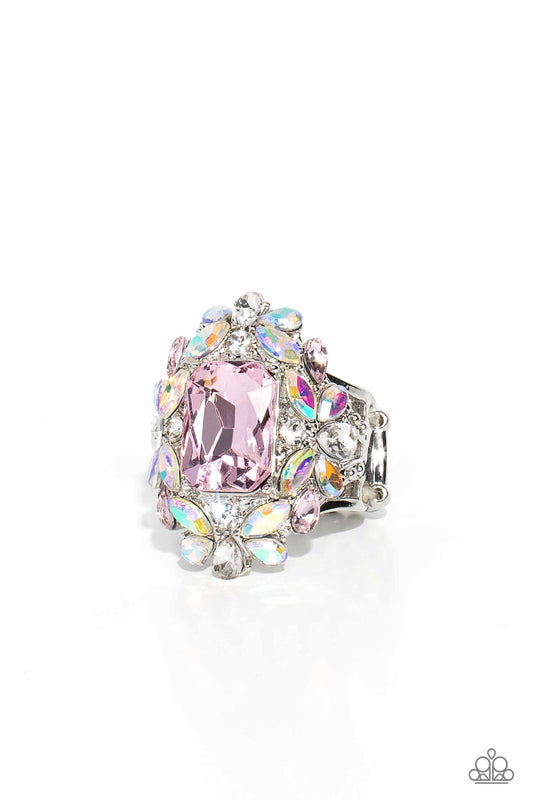 Dynamic Diadem - Pink - Paparazzi Ring (April 2023 LOP)