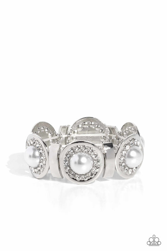 Summer Serenade - White - Paparazzi Bracelet