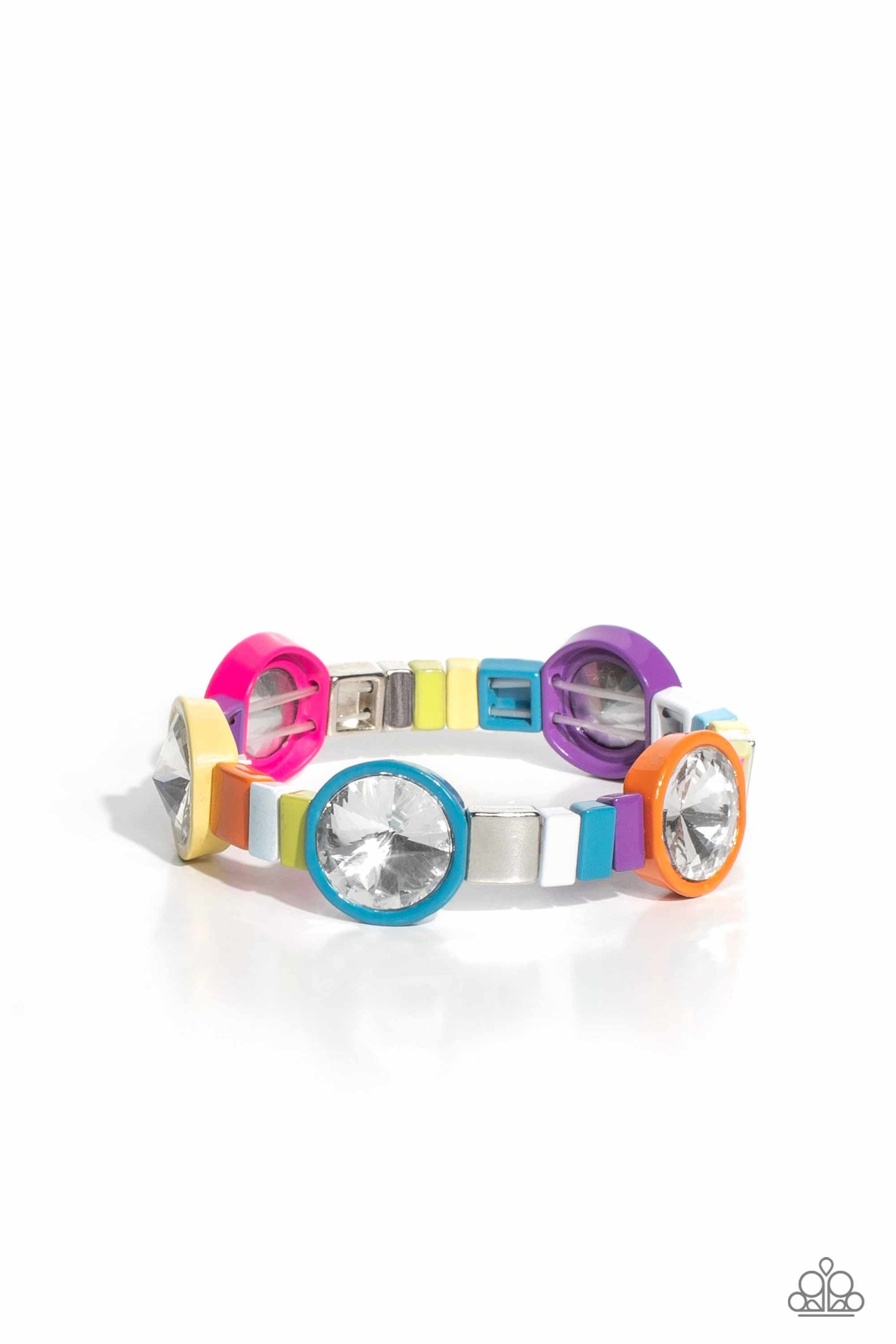 Multicolored Madness - Multi - Paparazzi Bracelet (2023 March LOP)