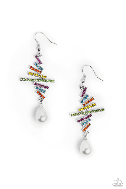 Timeless Tapestry - Multi - Paparazzi Earrings