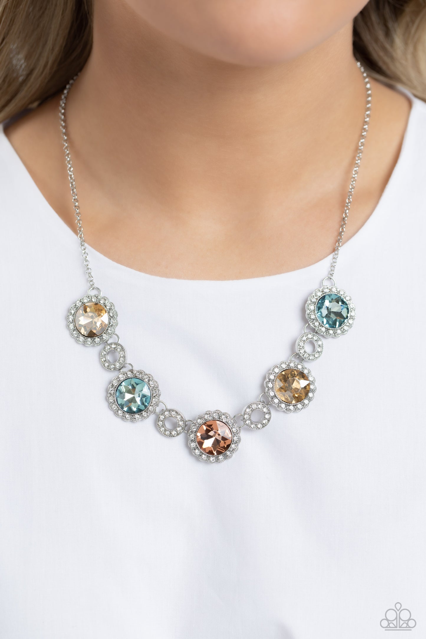 Gorgeous Gems - Multi - Paparazzi Necklace