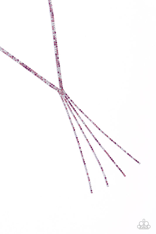 Jazz STRANDS - Pink - Paparazzi Necklace