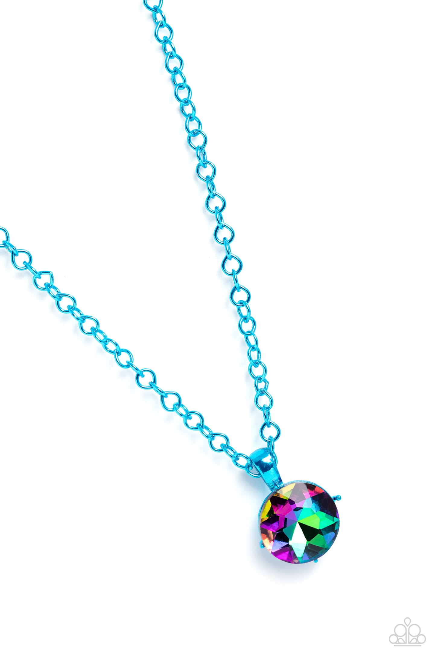 Las Vegas DIP - Blue - Paparazzi Necklace