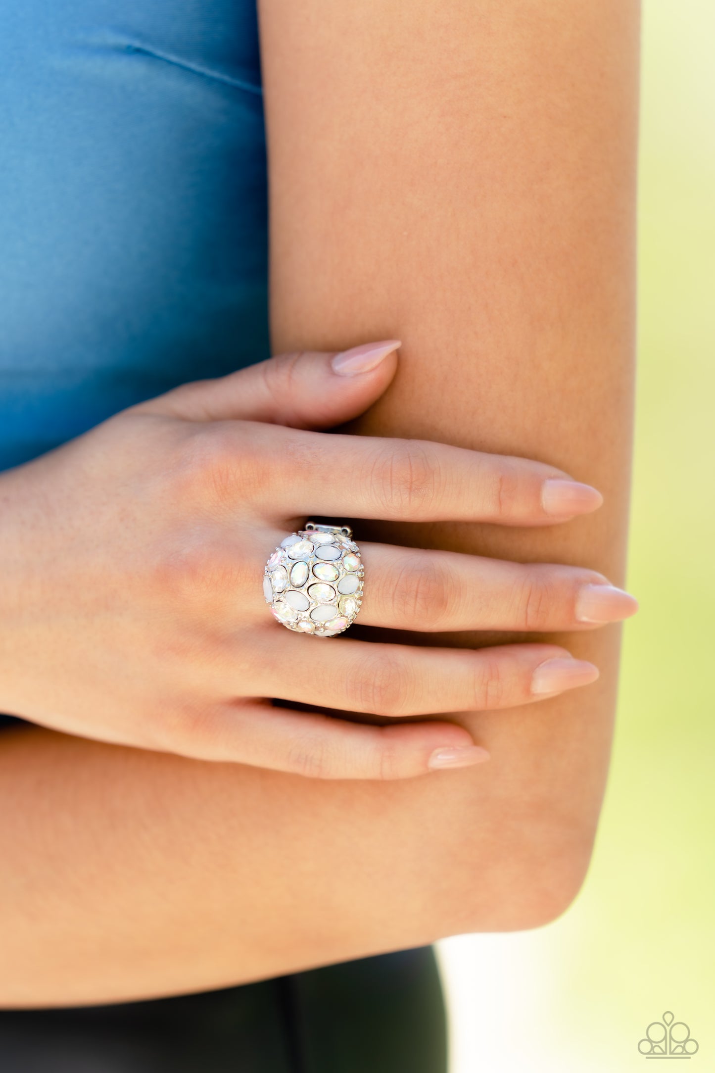 BLING Loud and Proud - White - Paparazzi Ring