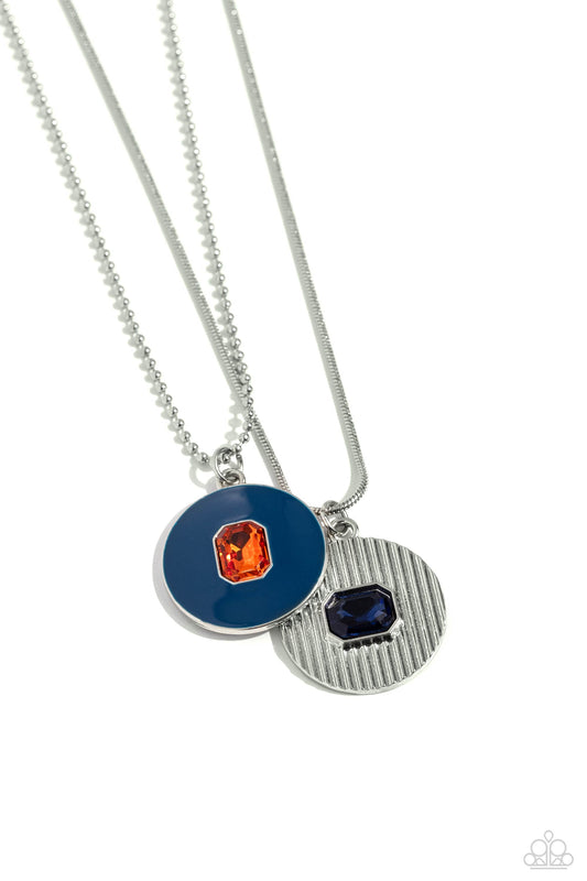 Cryptic Couture - Blue - Paparazzi Necklace