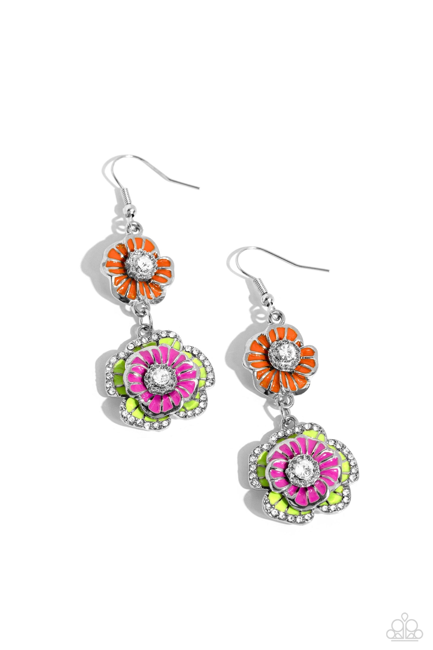 Intricate Impression - Multi - Paparazzi Earrings
