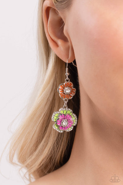 Intricate Impression - Multi - Paparazzi Earrings