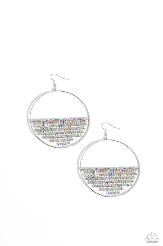 Fierce Fringe - Multi - Paparazzi Earrings