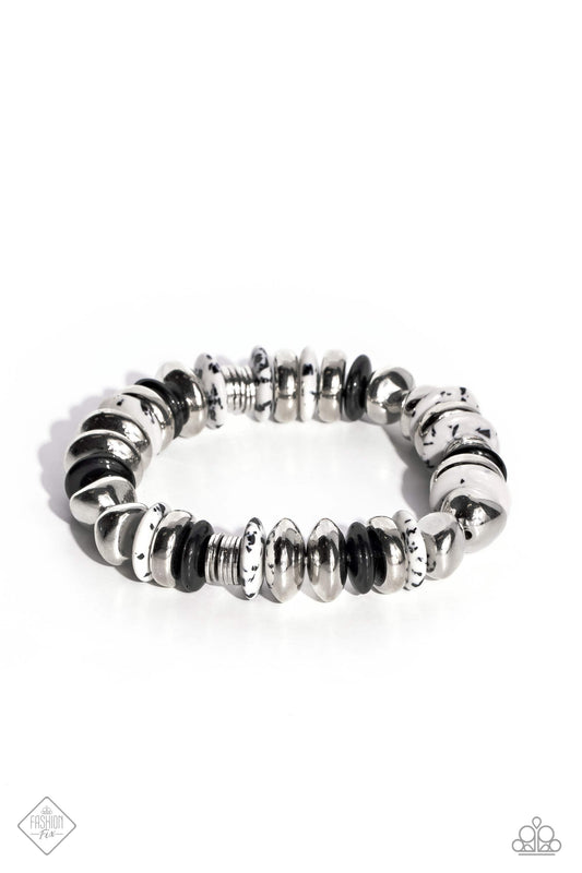 Harmoniously High-End - Black - Paparazzi Bracelet