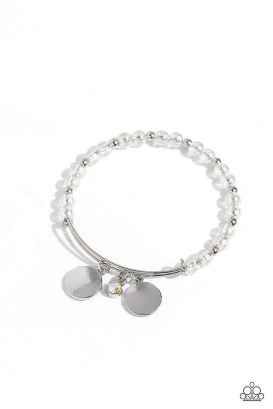 Bodacious Beacon - White - Paparazzi Bracelet