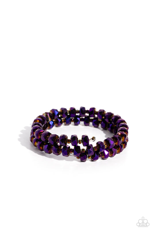 Seriously Stellar - Purple - Paparazzi Bracelet