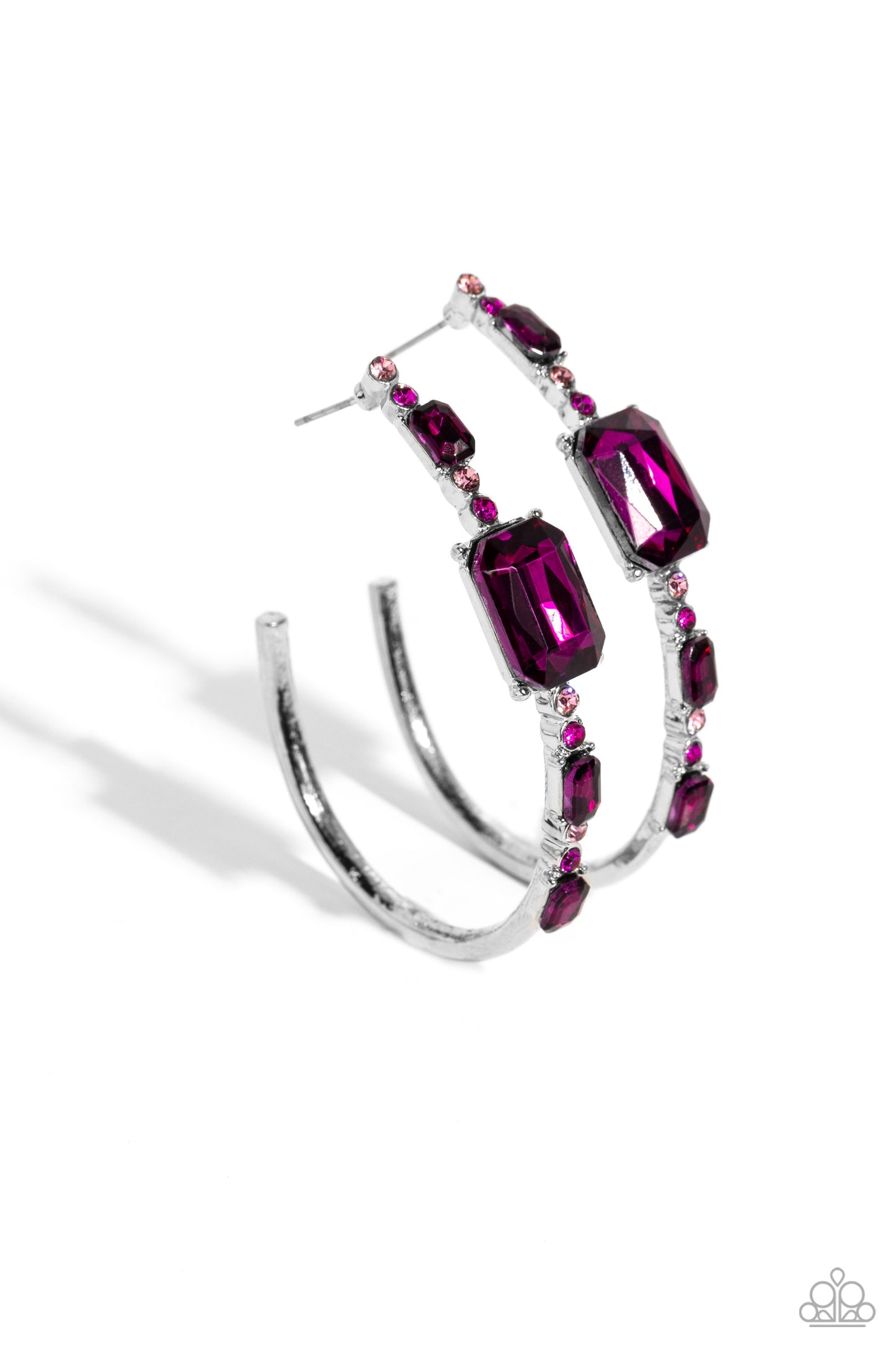 Elite Ensemble - Pink - Paparazzi Earrings