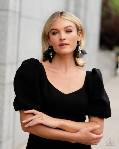 Cosmopolitan Charisma - Black - Paparazzi Earrings