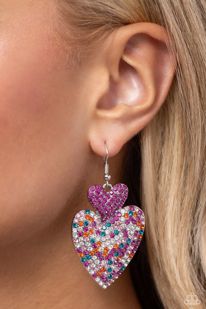 Flirting Flourish - Pink - Paparazzi Earrings