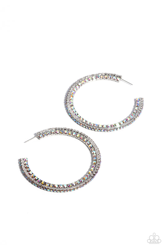 Scintillating Sass - Multi - Paparazzi Earrings