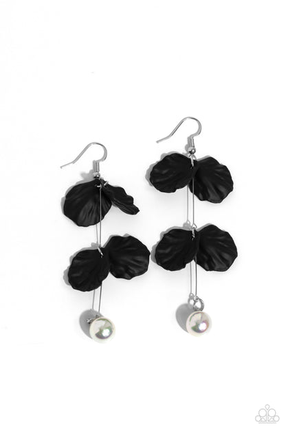 Edwardian Era - Black - Paparazzi Earrings