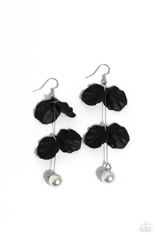 Edwardian Era - Black - Paparazzi Earrings