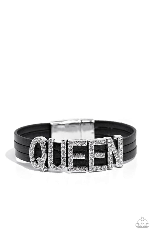 Queen of My Life - Black - Paparazzi Bracelet (2023 November LOP)