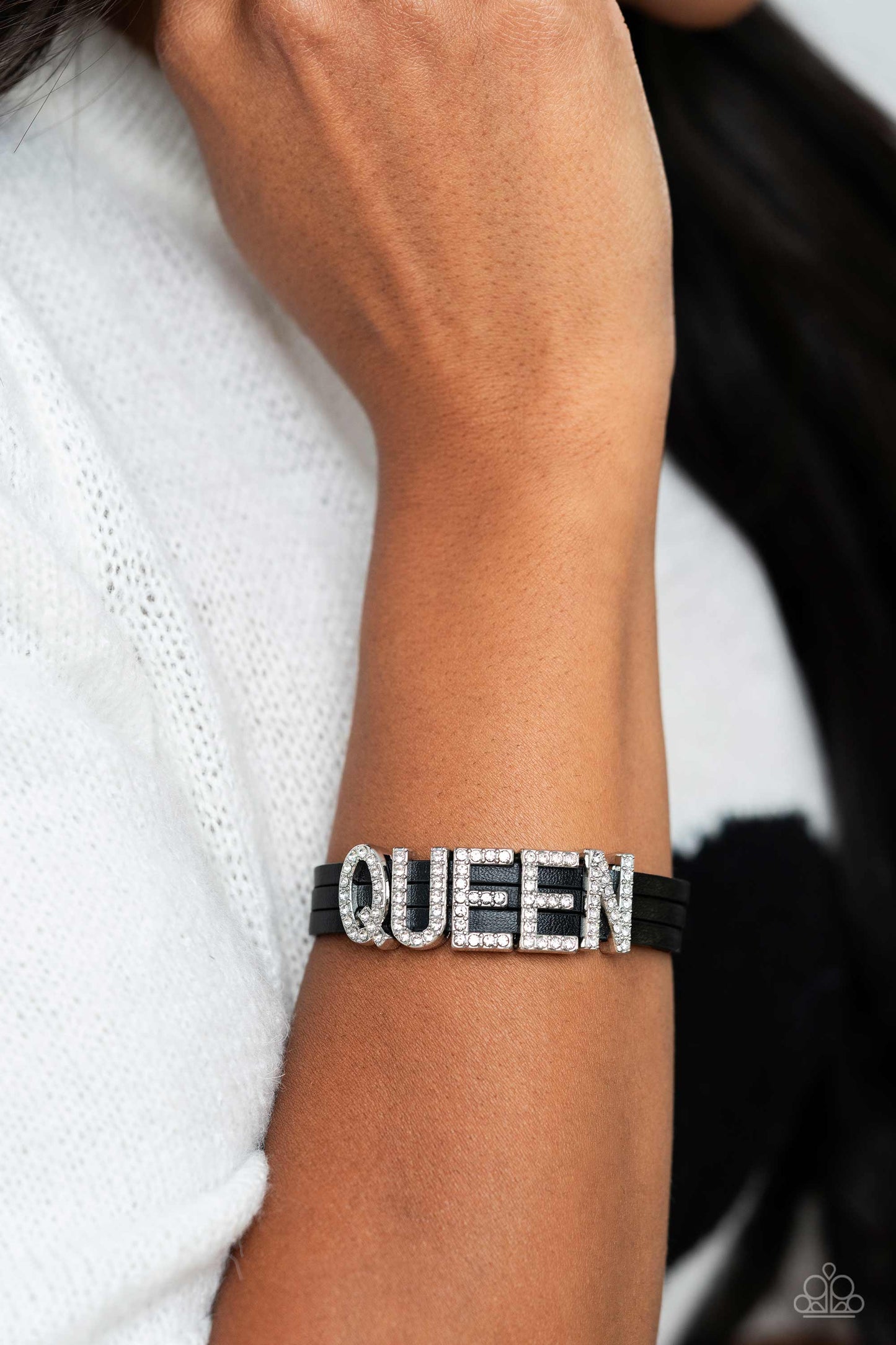 Queen of My Life - Black - Paparazzi Bracelet (2023 November LOP)