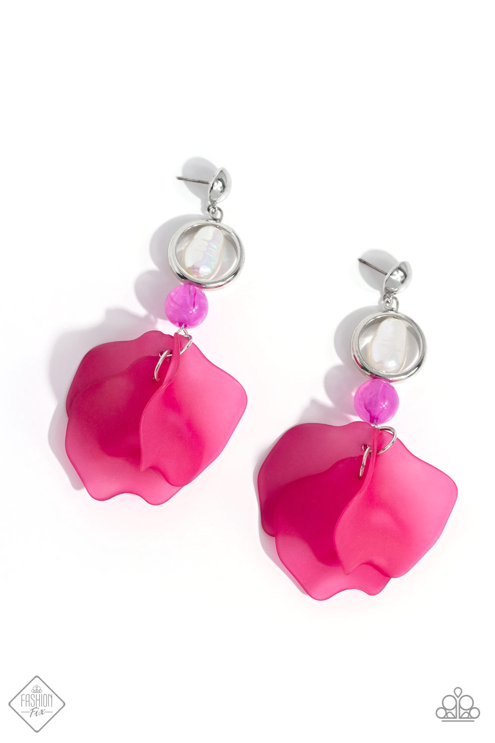 Lush Limit - Pink - Paparazzi Earrings (2023 December Fashion Fix)