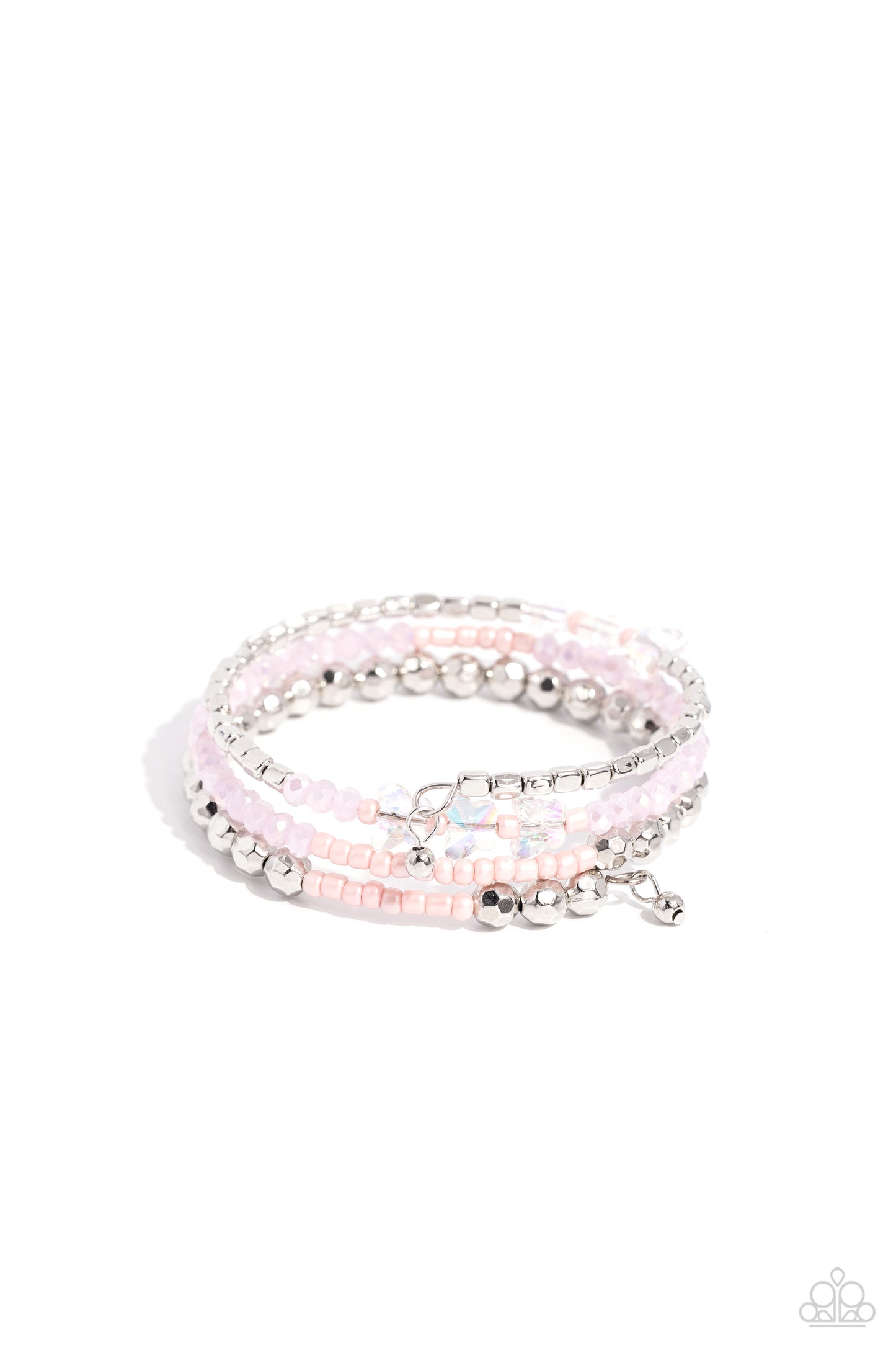 Boundless Behavior - Pink - Paparazzi Coil Bracelet