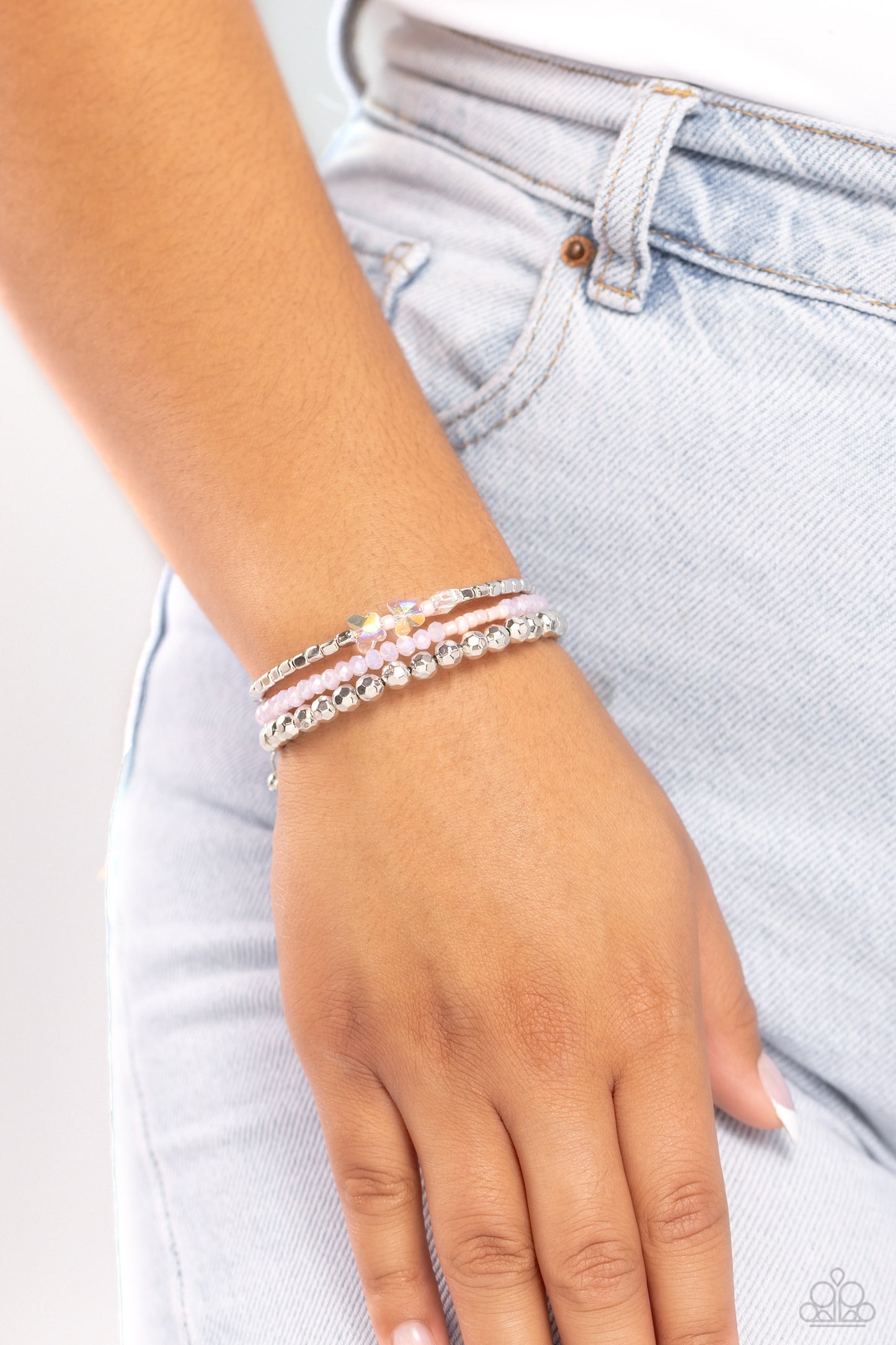 Boundless Behavior - Pink - Paparazzi Coil Bracelet