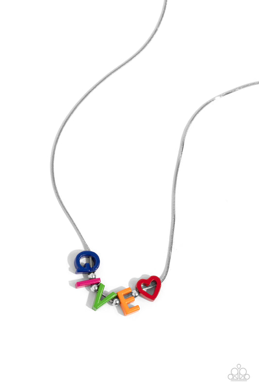 Give Me Some Love - Multi - Paparazzi Necklace